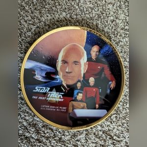 Star Trek: The Next Generation - Captain Jean-Luc Picard Commemorative Plate